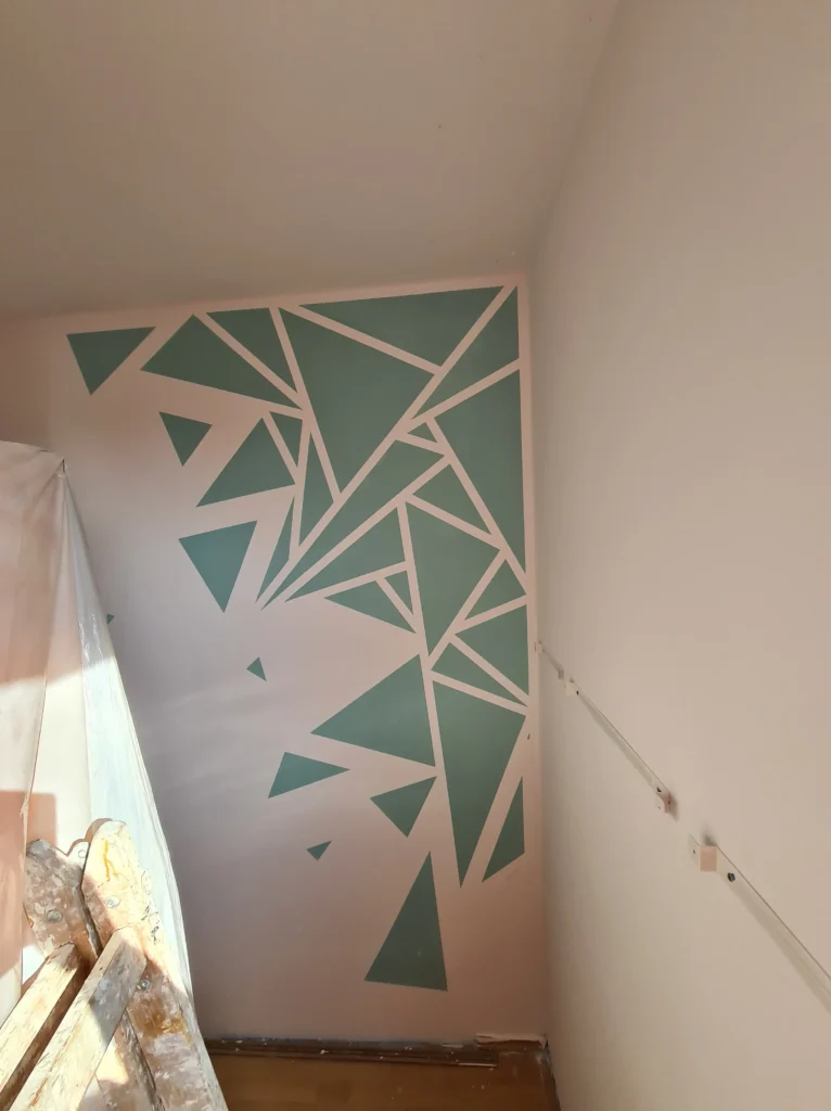 Kész Geometrikus dekorfal